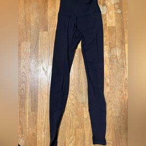 Black Lululemon leggings, high rise